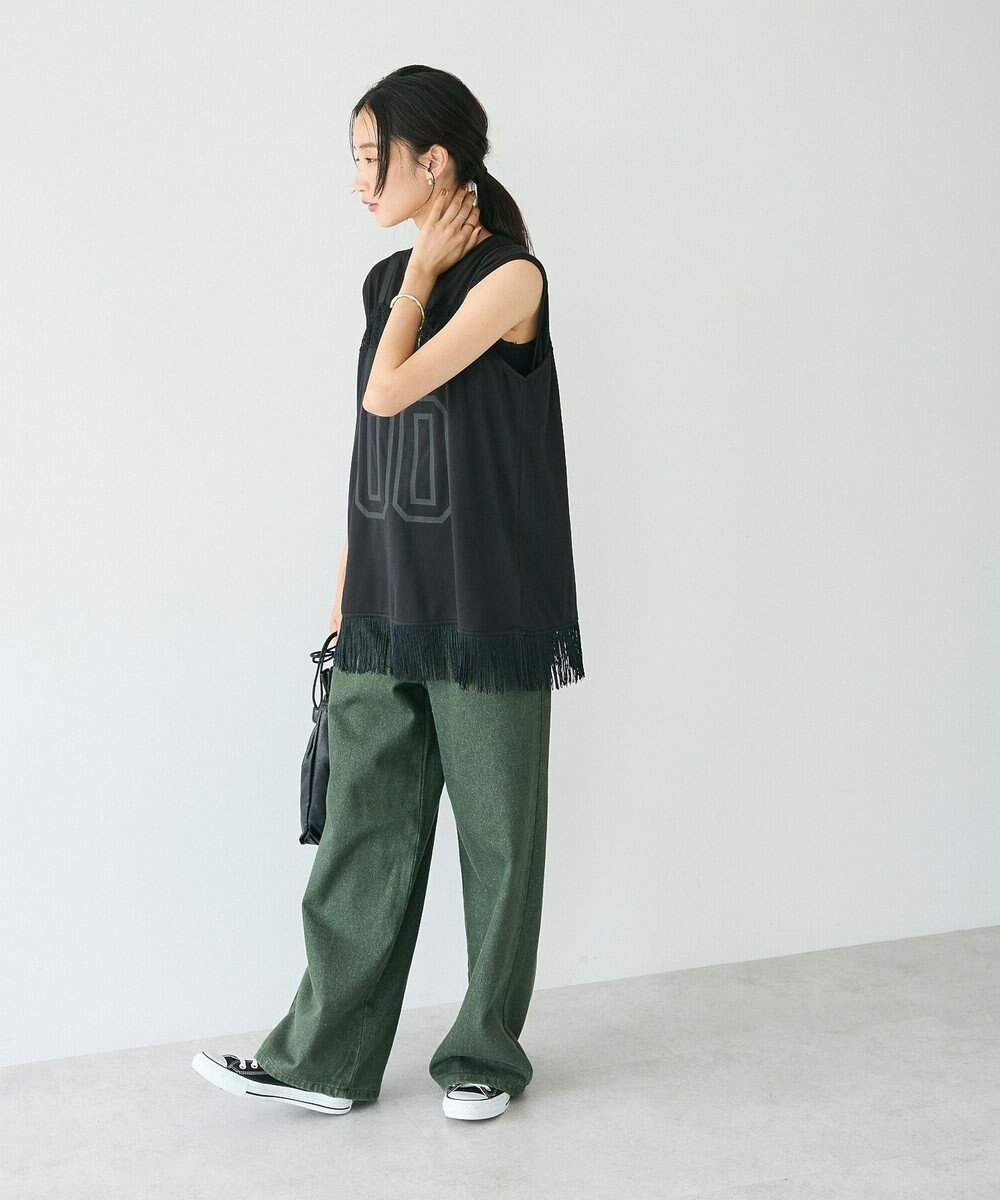 CRAFT STANDARD BOUTIQUE レース切替フリンジビスチェ 