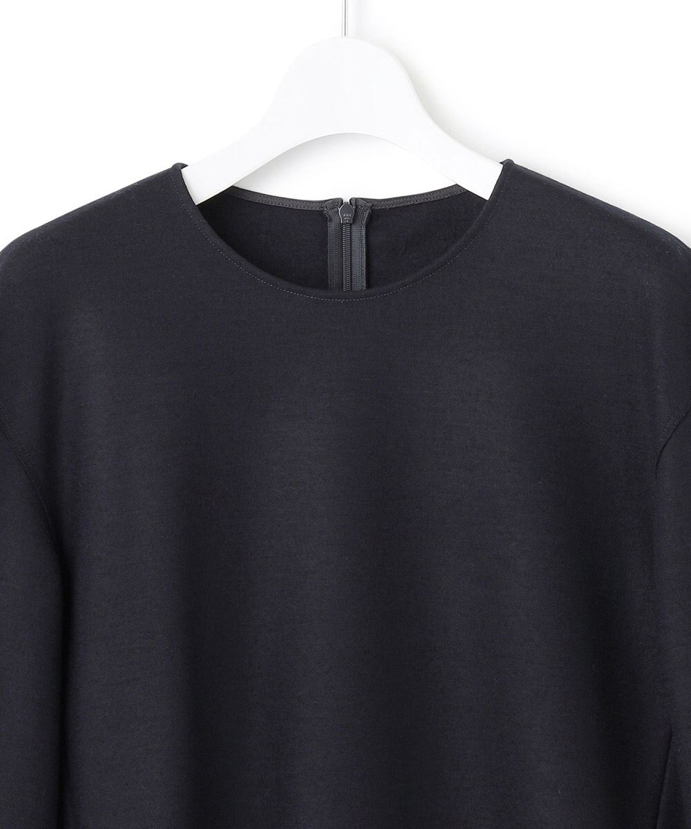 23区 【CLASSY.1月号掲載】ウール圧縮スムース クルーネック トップス 