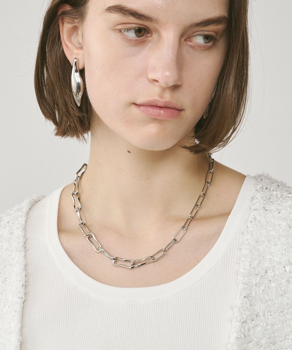 GRACE CONTINENTAL チェーンデザインネックレス 