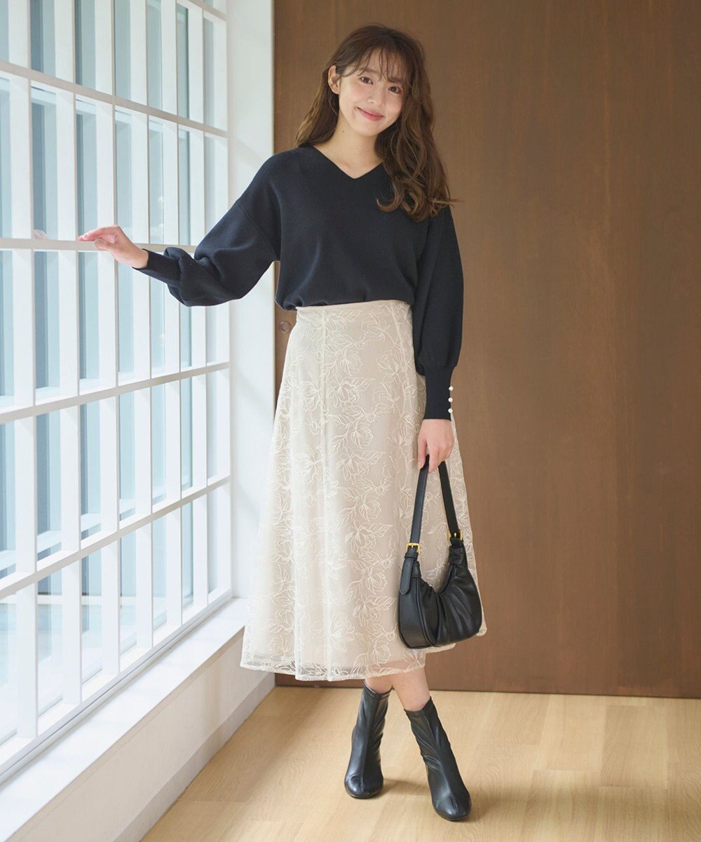 Feroux フレアレース スカート 