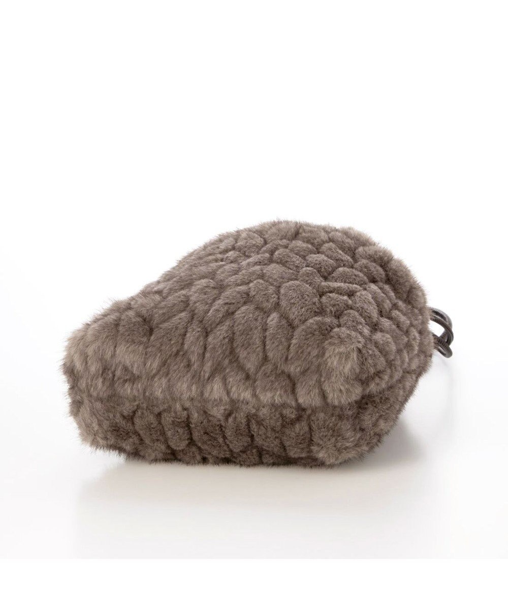 UNBILLION カシュカシュ cachecache / ミンク風カットファー巾着ミニバッグ 