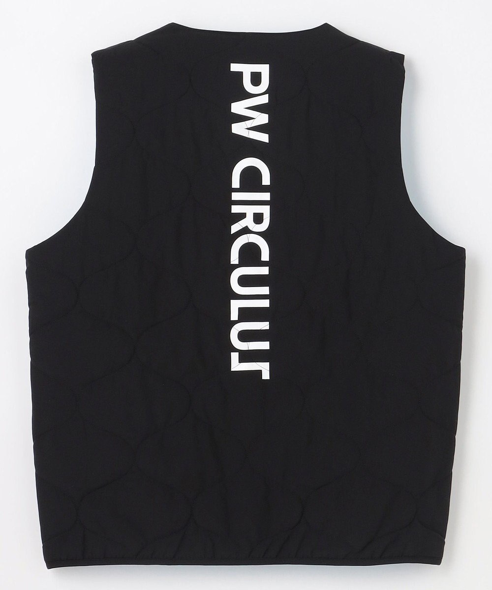 PW CIRCULUS 【撥水加工 / ストレッチ】【MEN】キルティング中綿インナーベスト ゴルフ 