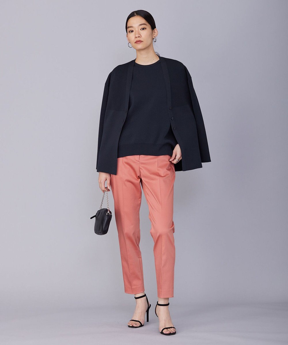 ICB 【洗える】コットンポリエステルスムース プルオーバー 