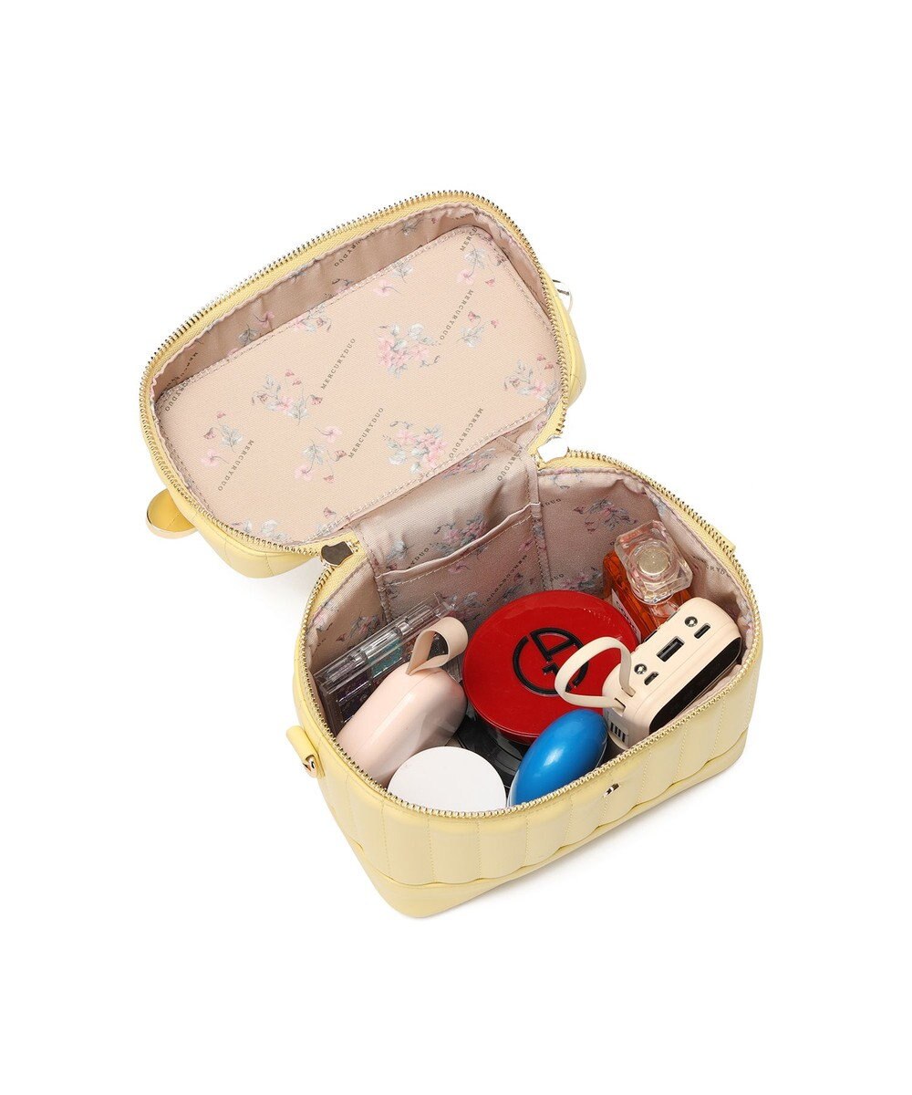 style code 【MERCURYDUO/マーキュリーデュオ】ストライプキルティング　バニティミニショルダーバッグ 