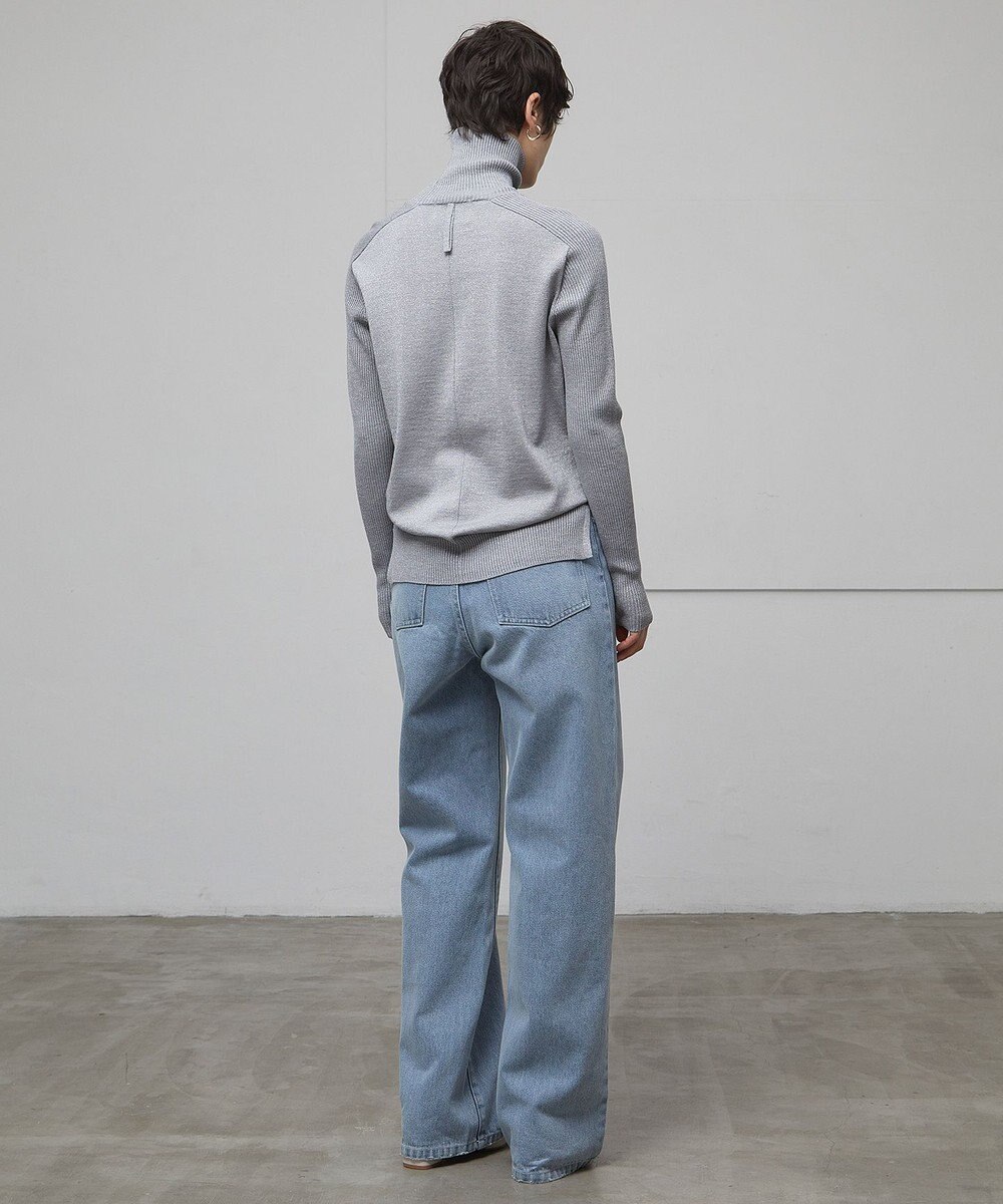 BEIGE， 【洗える】LA MONNAIE / ラメタートルニット 