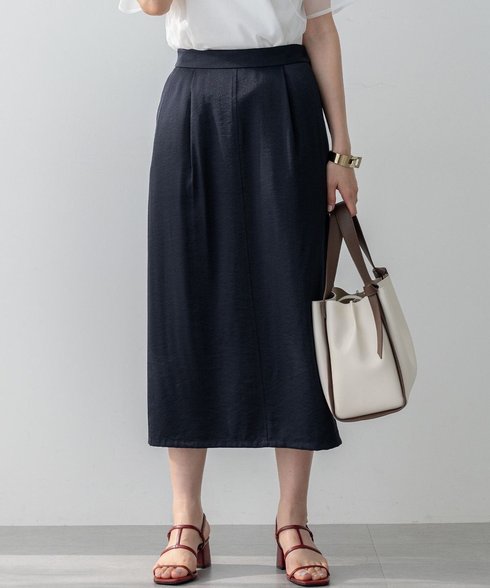 組曲 S グロッシーツイルタイト スカート 