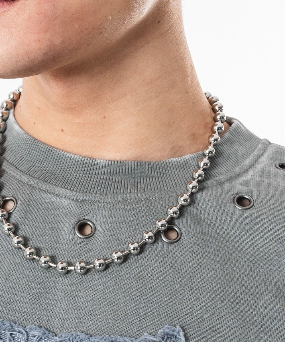 WEGO 【ユニセックス着用ITEM】ブリーチハトメロゴプルオーバー 