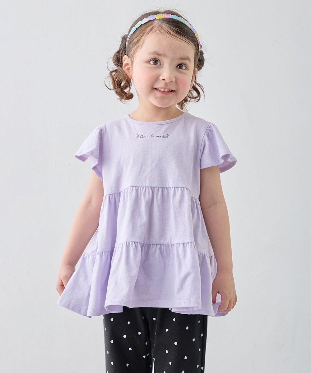 ANY KIDS 【綿100%/接触冷感】ひんやり ティアードチュニック 