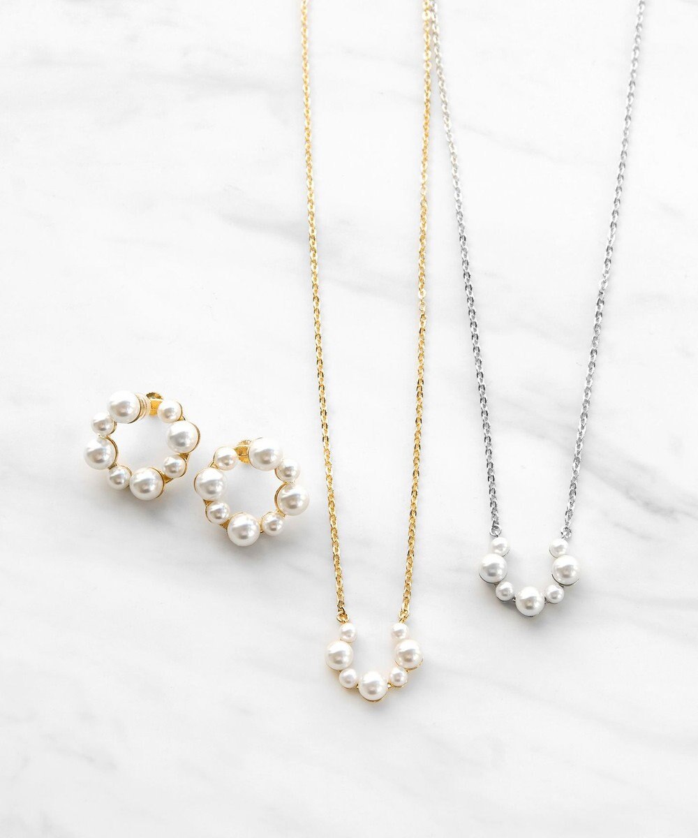 FRILL PEARL HORSE SHOE NECKLACE ネックレス / TOCCA | ファッション