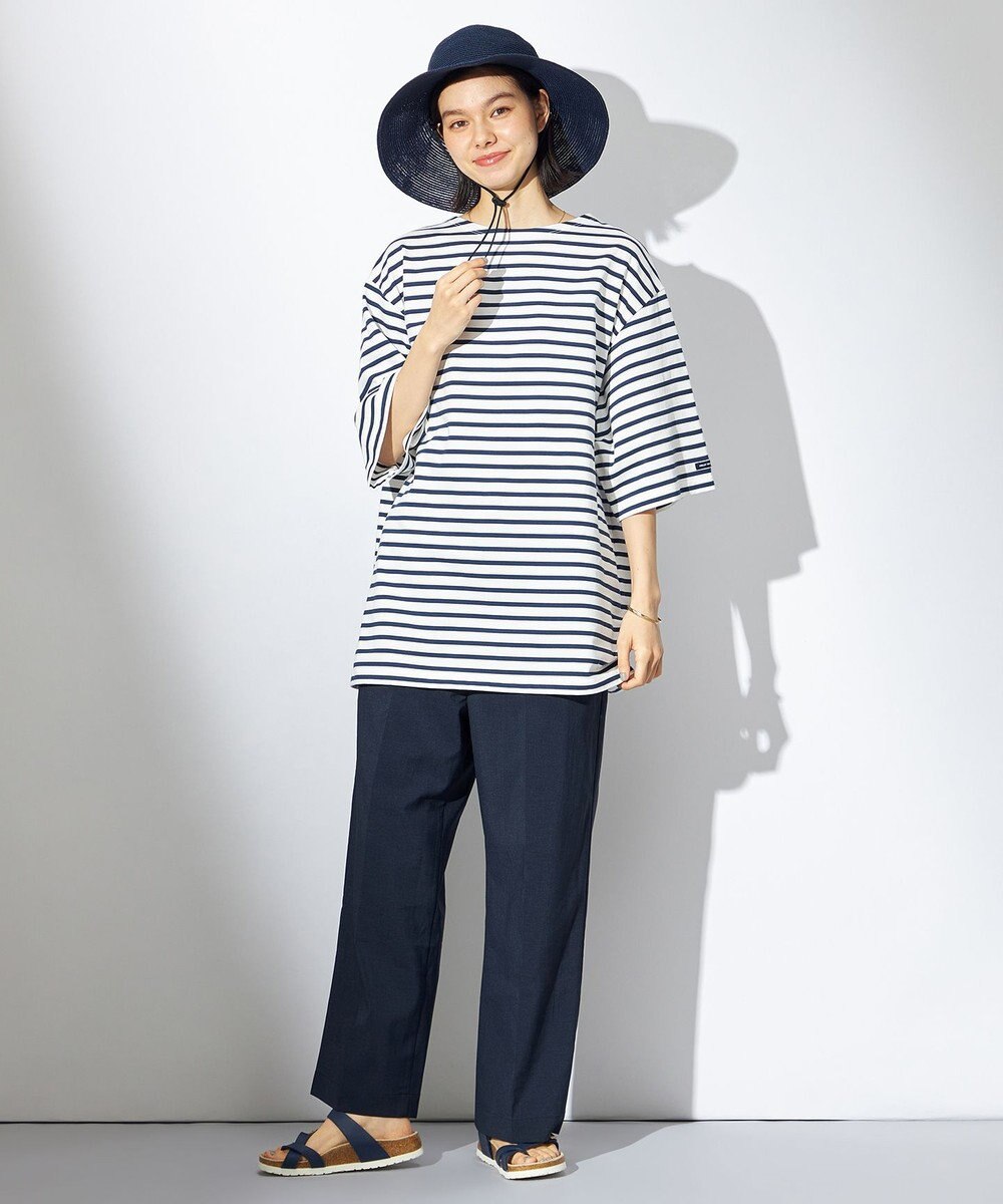 HELLY HANSEN ショートスリーブ HHマリンボーダーボートネックティー 