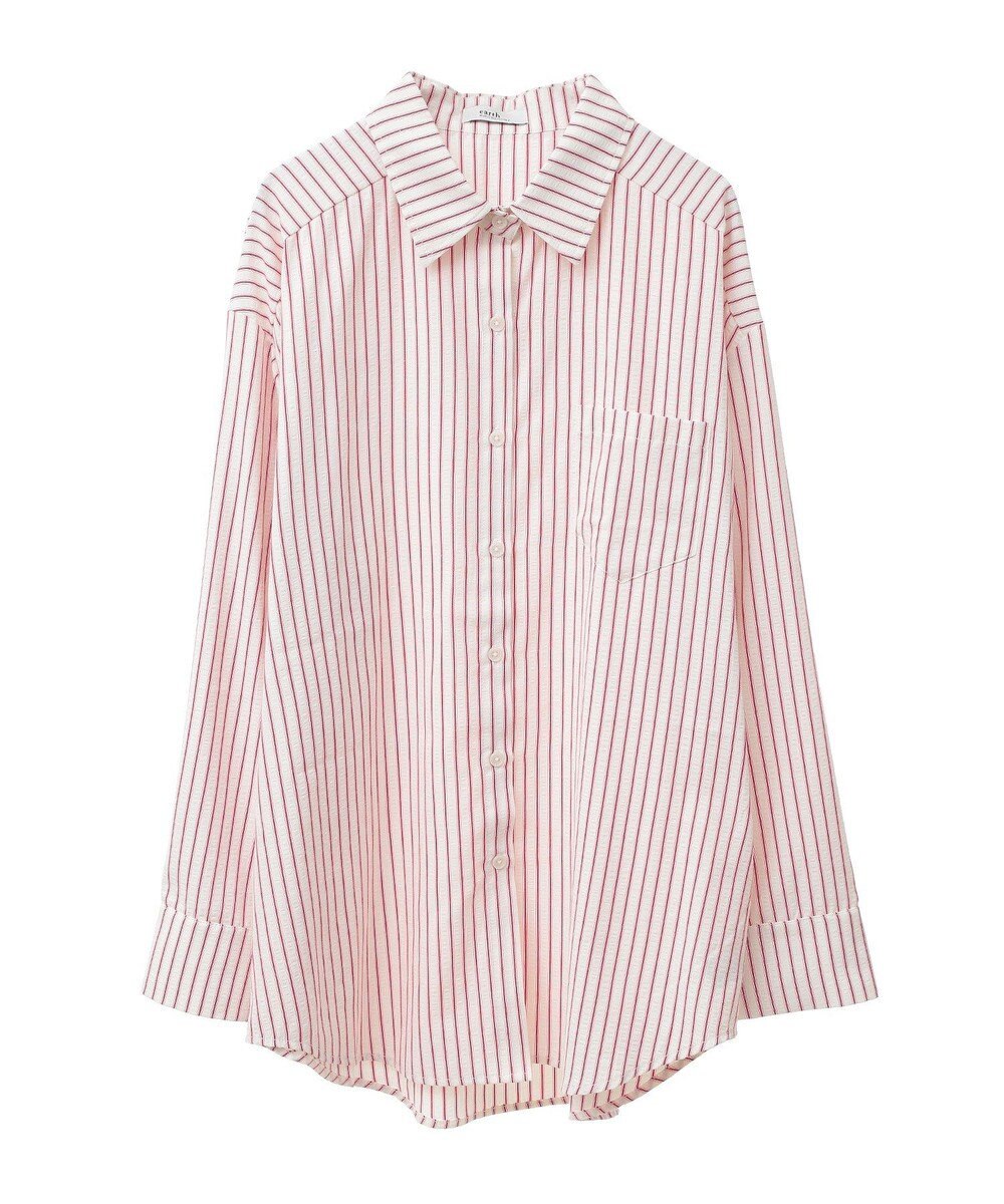 earth music&ecology サッカーストライプシャツ 