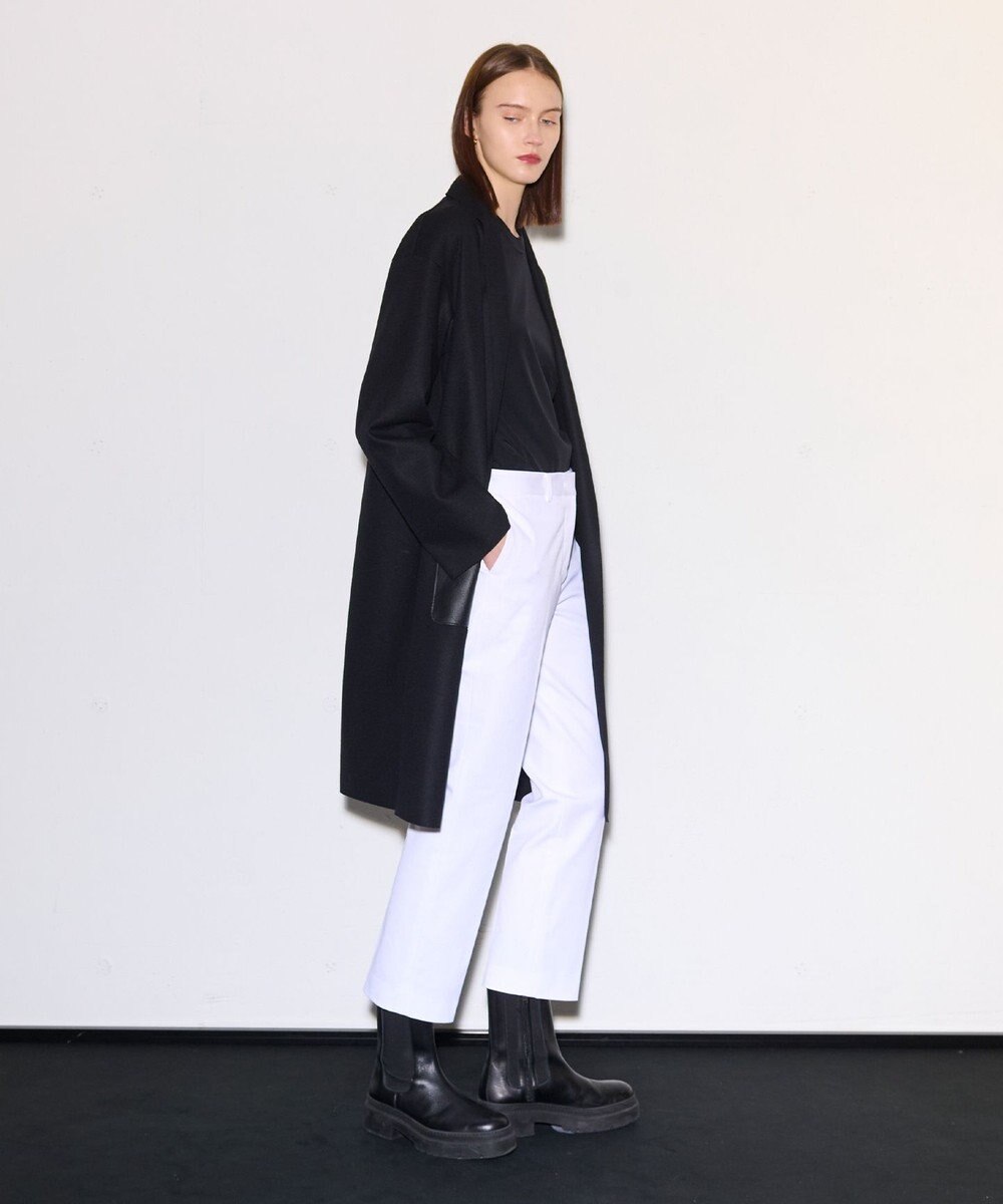 JOSEPH ギャバジンストレッチ　テーパードトラウザーズ 