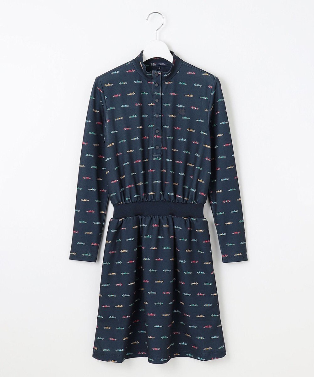23区GOLF 【WOMEN】レーシングカープリント ワンピース 