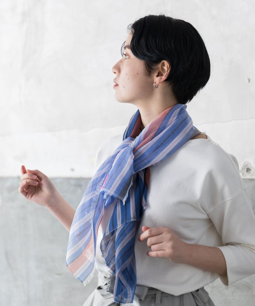 POLS 播州織 極細コットンストール Sサイズ 