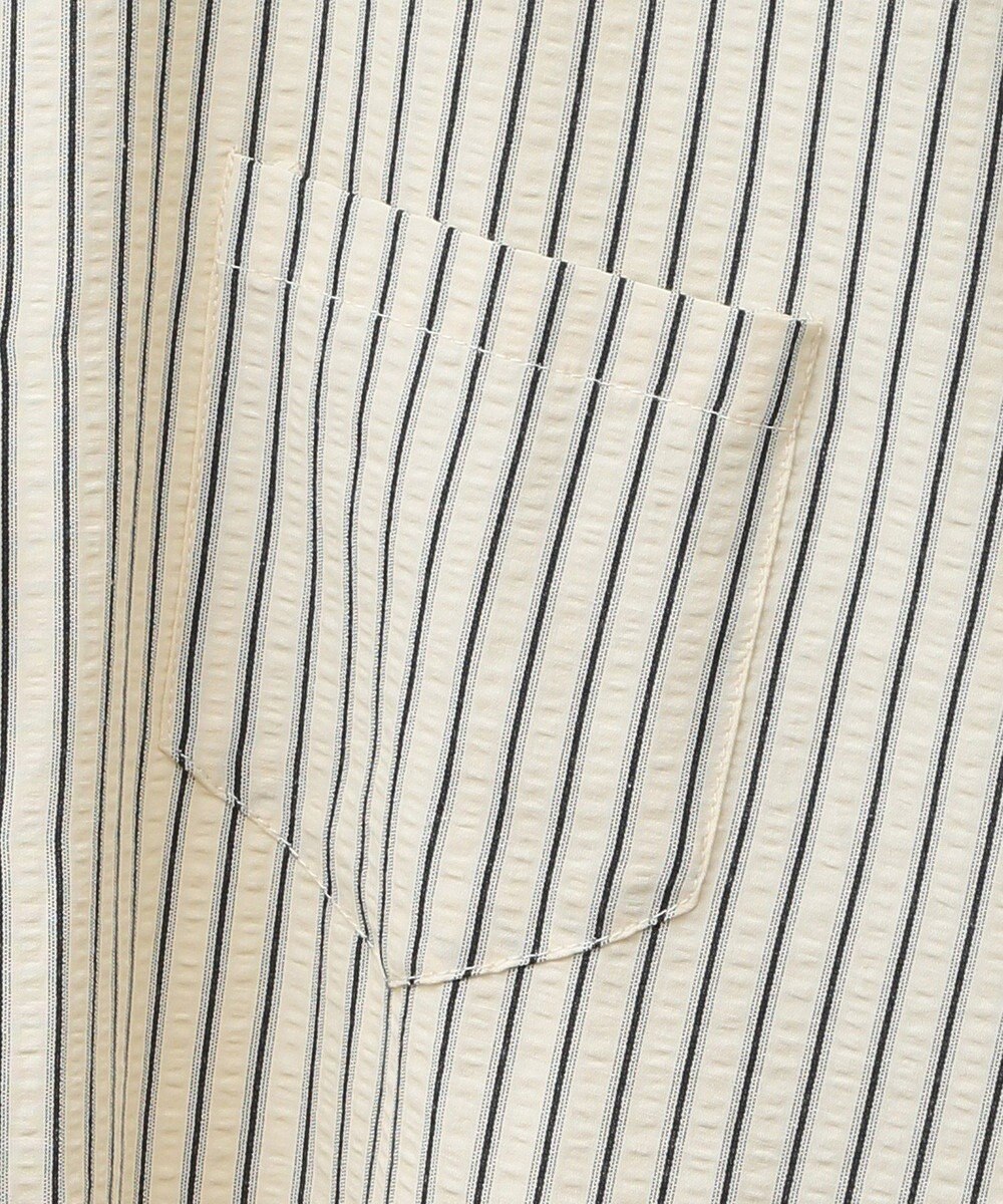 earth music&ecology サッカーストライプシャツ 