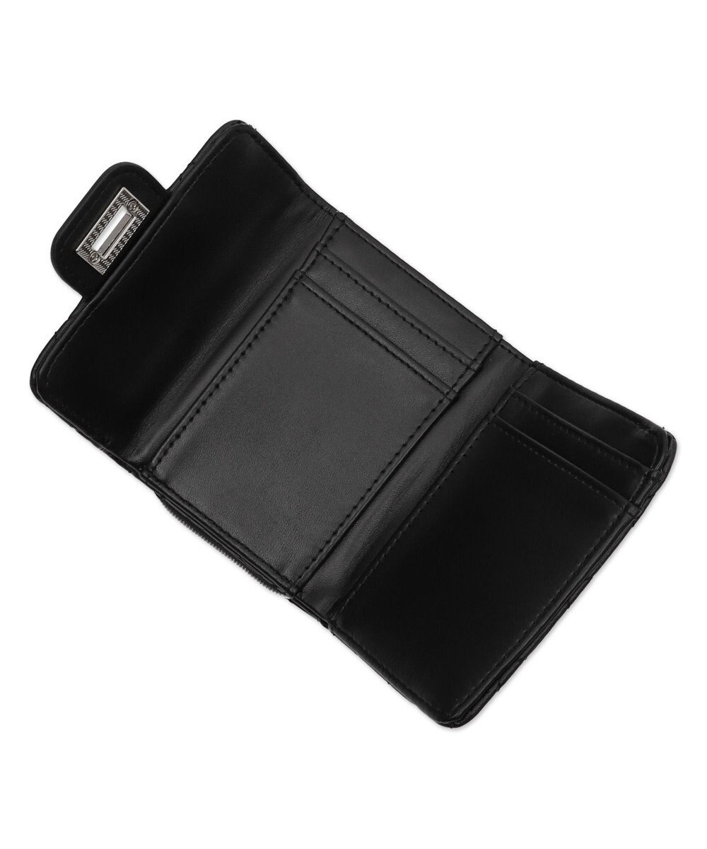 WEGO スタッズキルティングフラップウォレット 