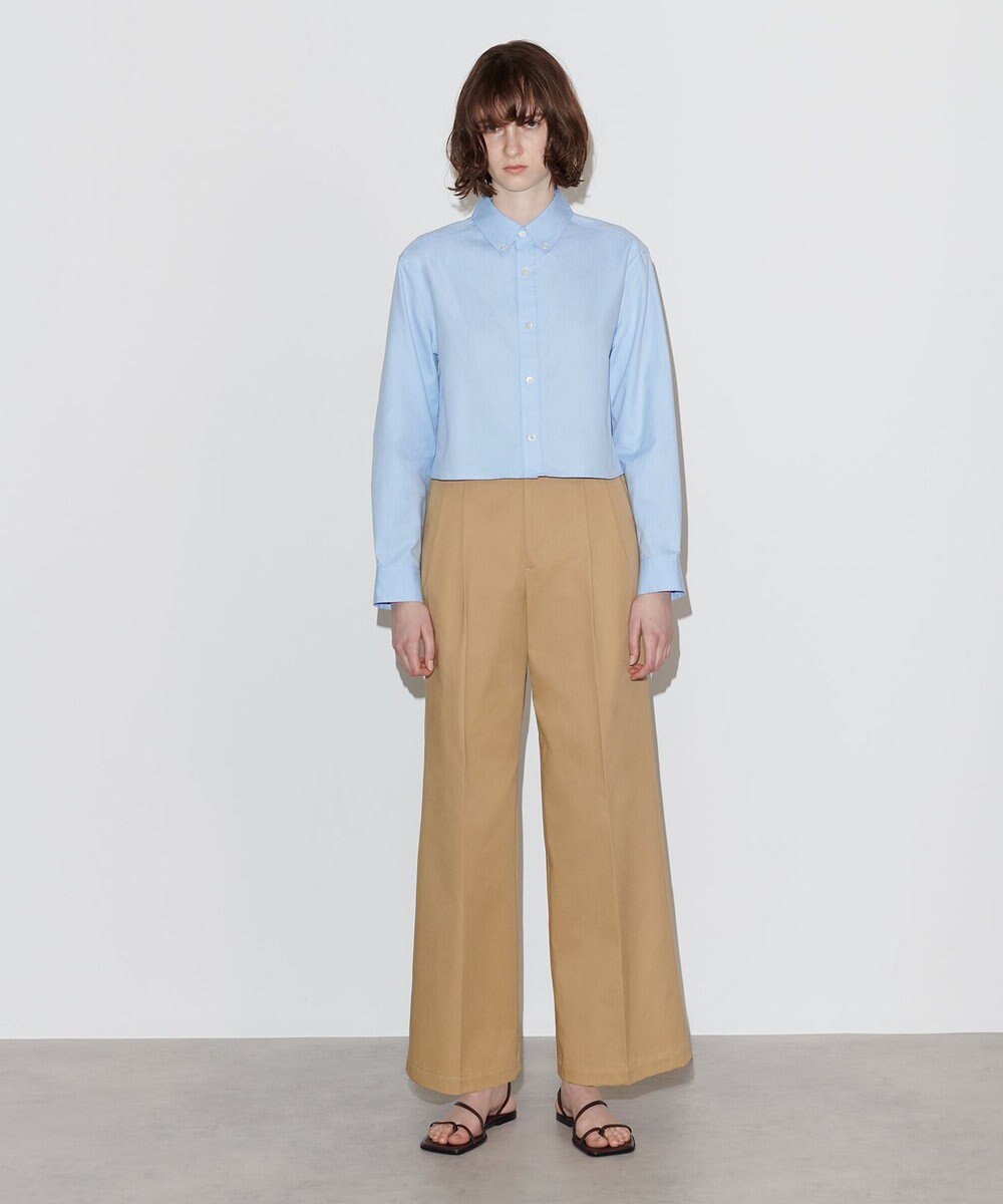 NAVE 【Nave　洗える】クロップド シャツ 