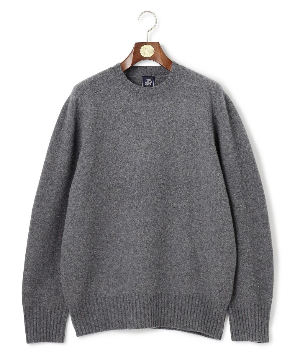 J.PRESS MEN 【J.PRESS ORIGINALS】【UNISEX】Shaggy Saddle Crew Neck Sweater 