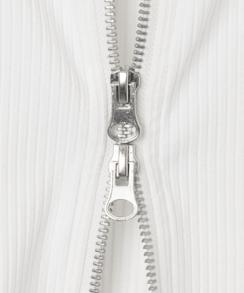 WEGO ワンポイントデザインWZIPトップス 