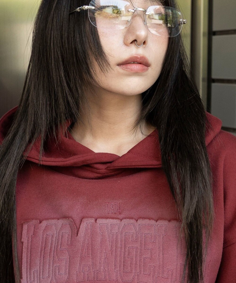 WEGO グラフィックショートパーカー 