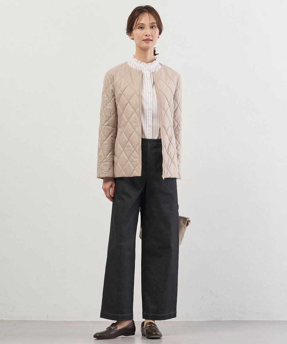 J.PRESS LADIES L 【WEB限定カラーあり】ハイパワーデニムツイル ワイドパンツ 