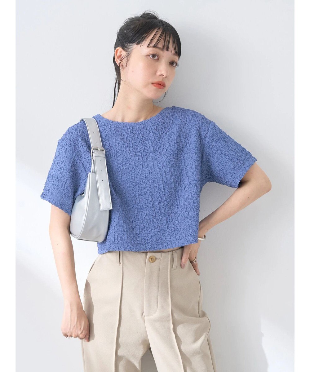 earth music&ecology ホイップ風ジャガードプルオーバー 