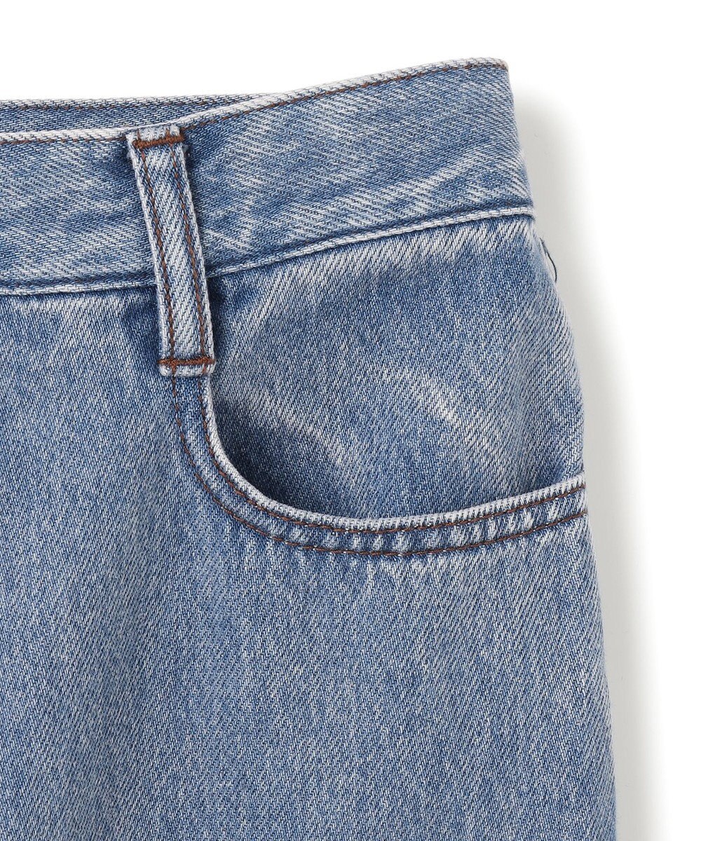 BEIGE， 【洗える・SPRiNG 3月号掲載】FICUS / デニムワイドストレートパンツ 