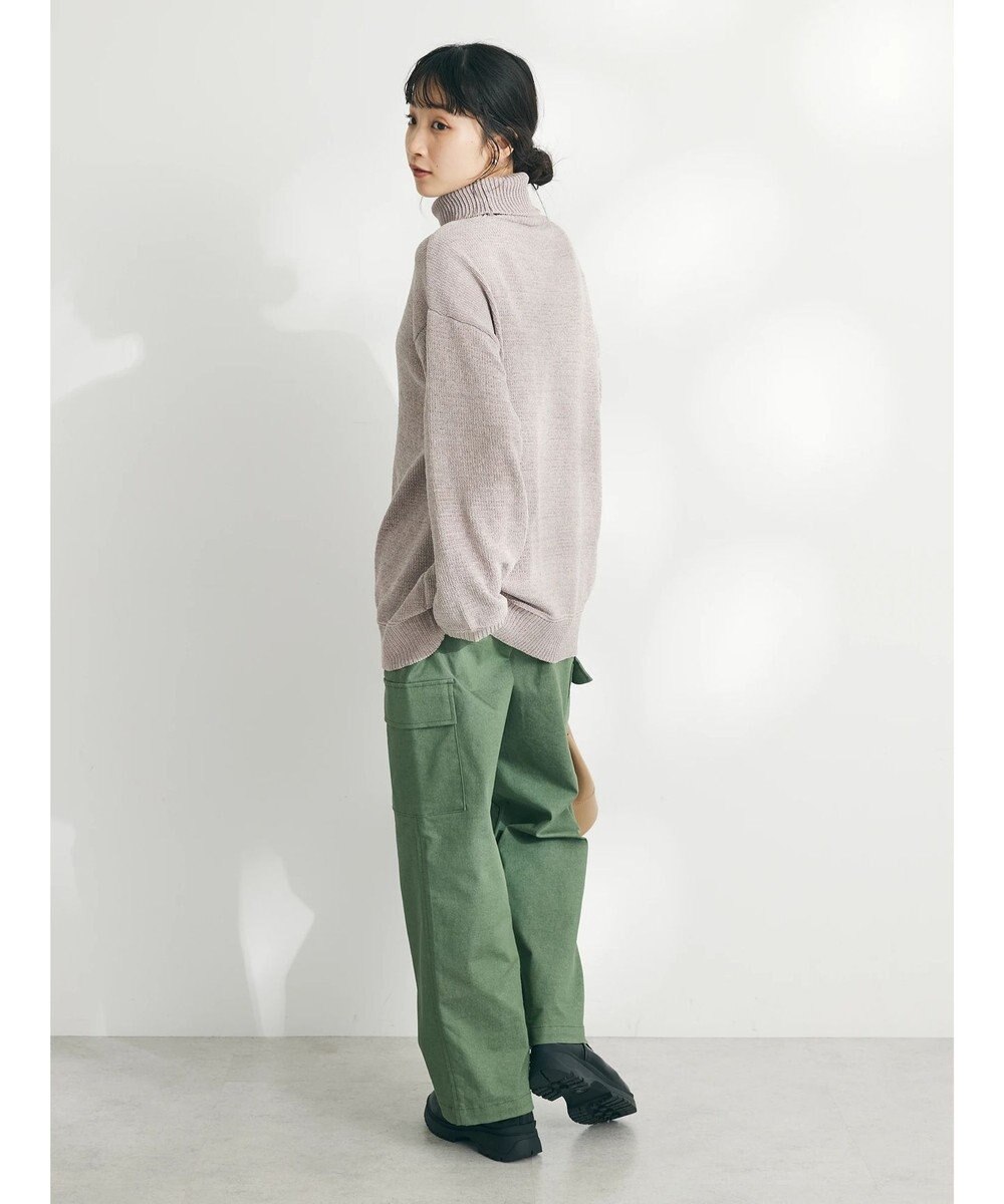 CRAFT STANDARD BOUTIQUE 洗えるコードモールタートルネックプルオーバー 