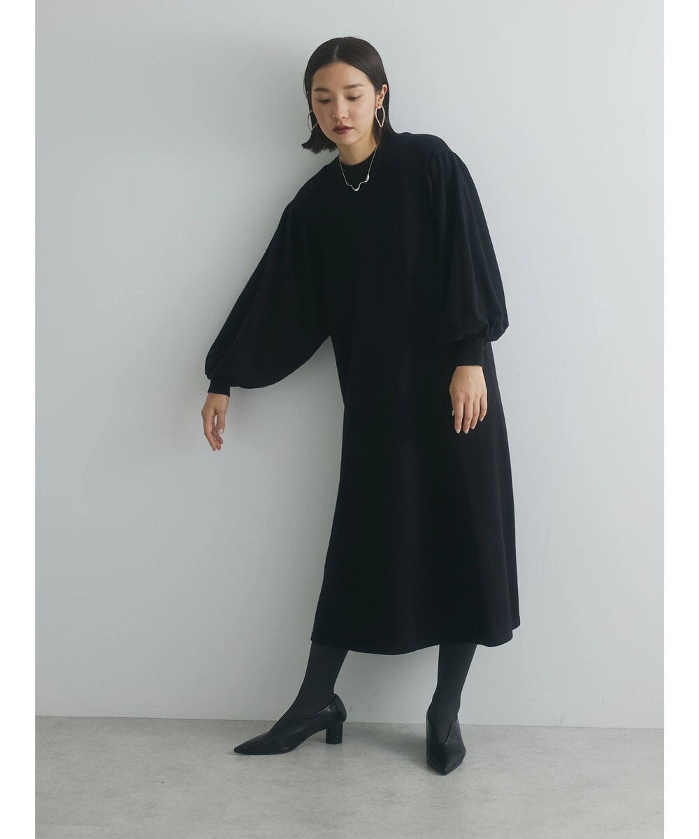 Green Parks armonia. 袖ボリュームニットワンピース 