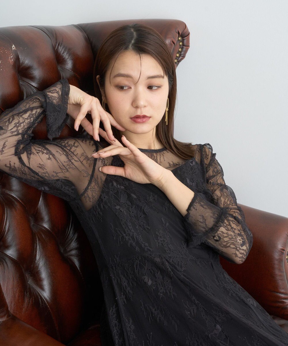 earth music&ecology SET2点レースワンピース＋キャミワンピース 