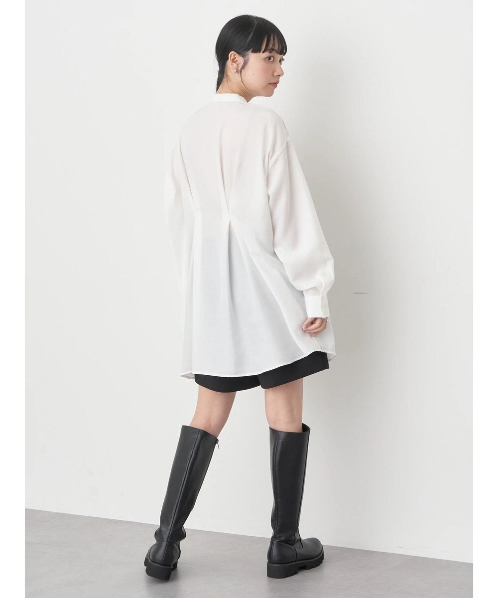 earth music&ecology バックデザインシャツ 