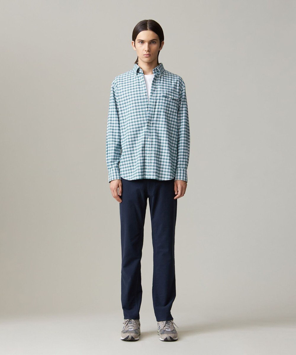 J.PRESS MEN ストレッチ コットンネルシャツ 