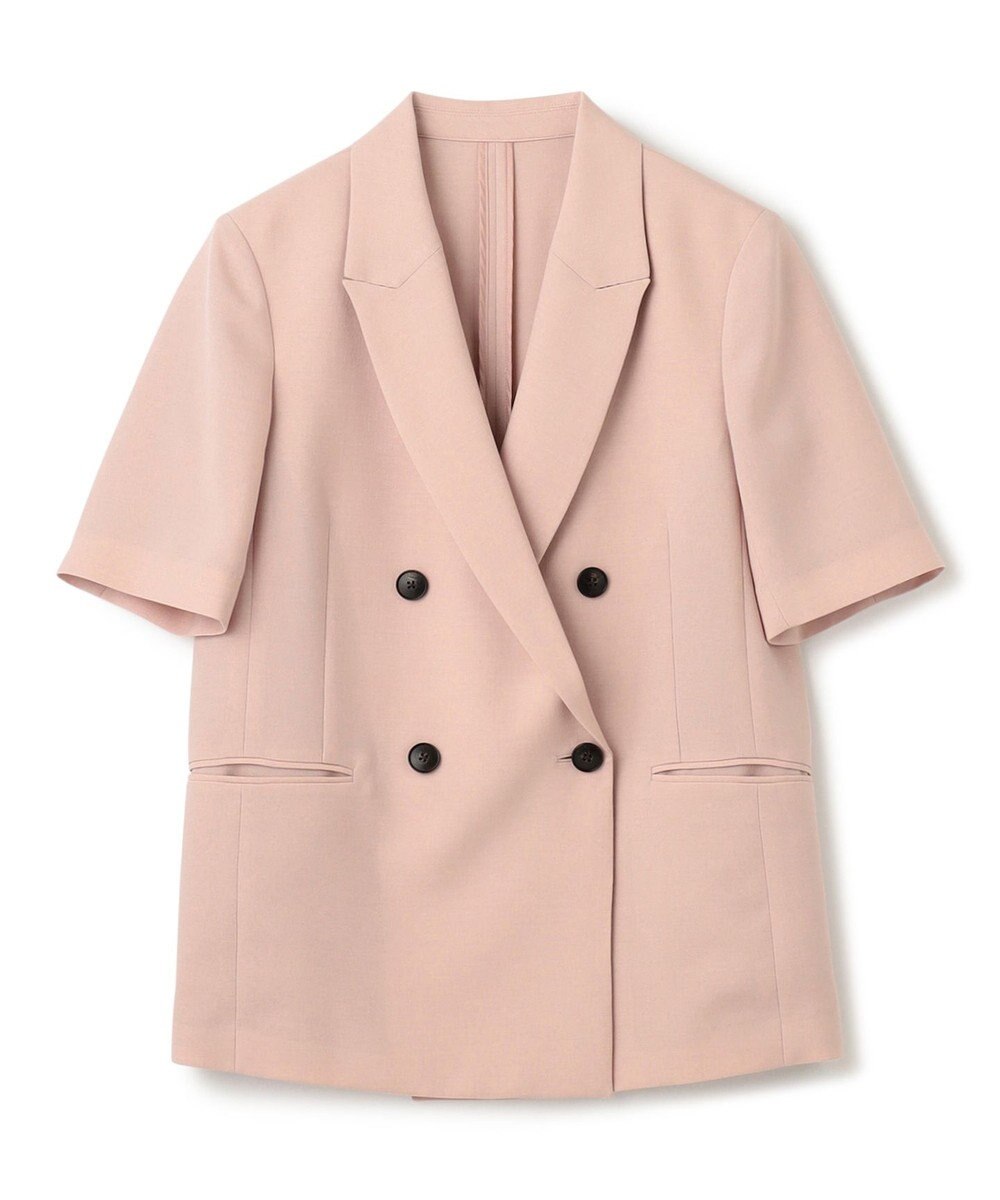 uncrave 【佐藤晴美さん着用】ウォッシャブルドライサップ ハーフスリーブジャケット 