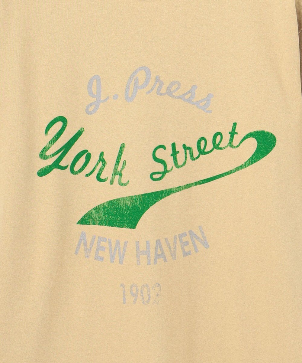 J.PRESS YORK STREET 【UNISEX】ロゴデザインプリントTシャツ 