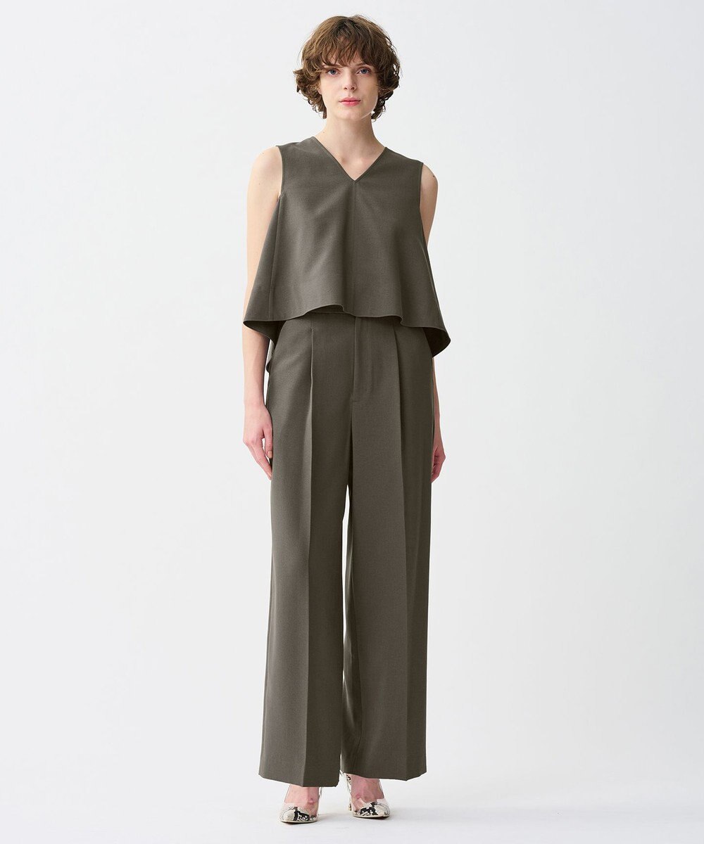 uncrave ウォッシャブルドライサップ テントラインブラウス 