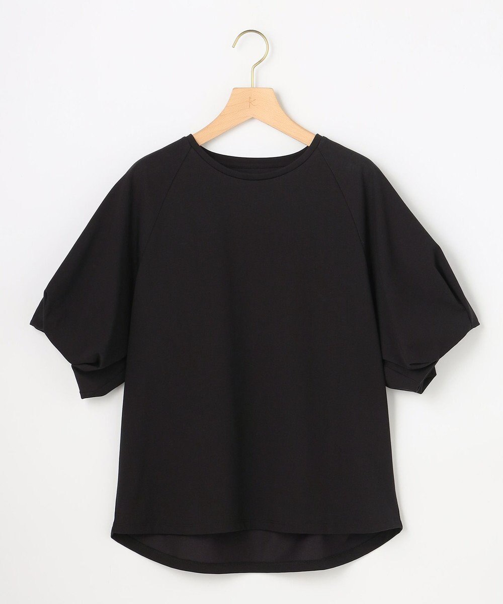 組曲 【先行予約】プレーティング天竺 バルーンスリーブカットソー 