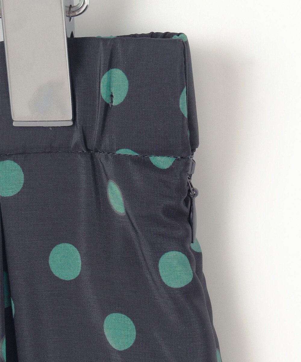 自由区 L 【洗える】ポルカドットプリント スカート 