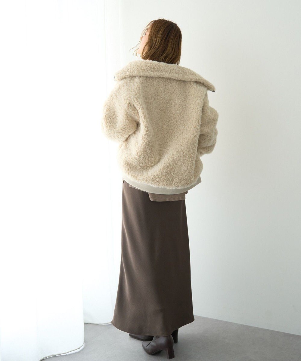 YECCA VECCA フェイクファーブルゾン 