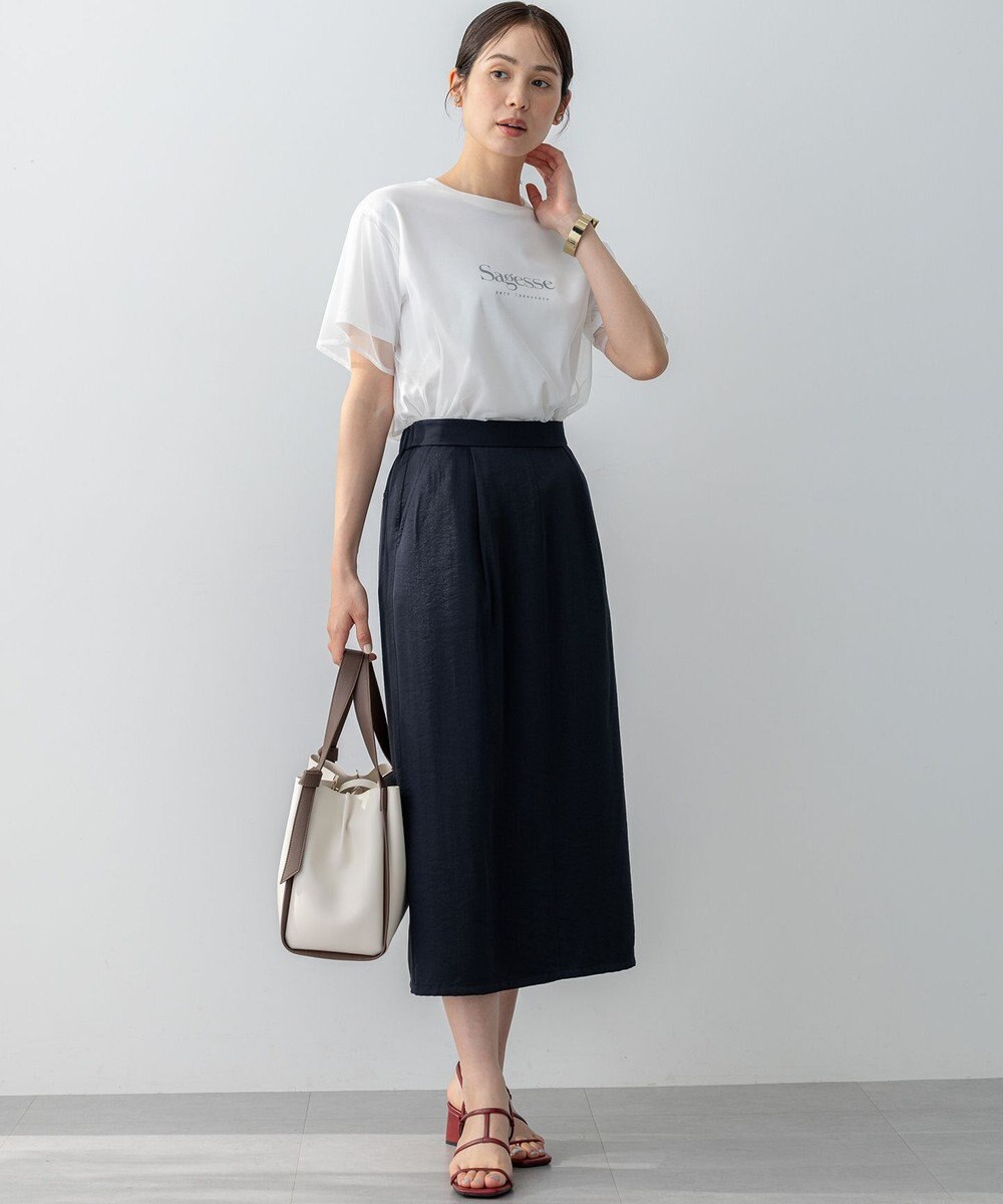 組曲 S グロッシーツイルタイト スカート 