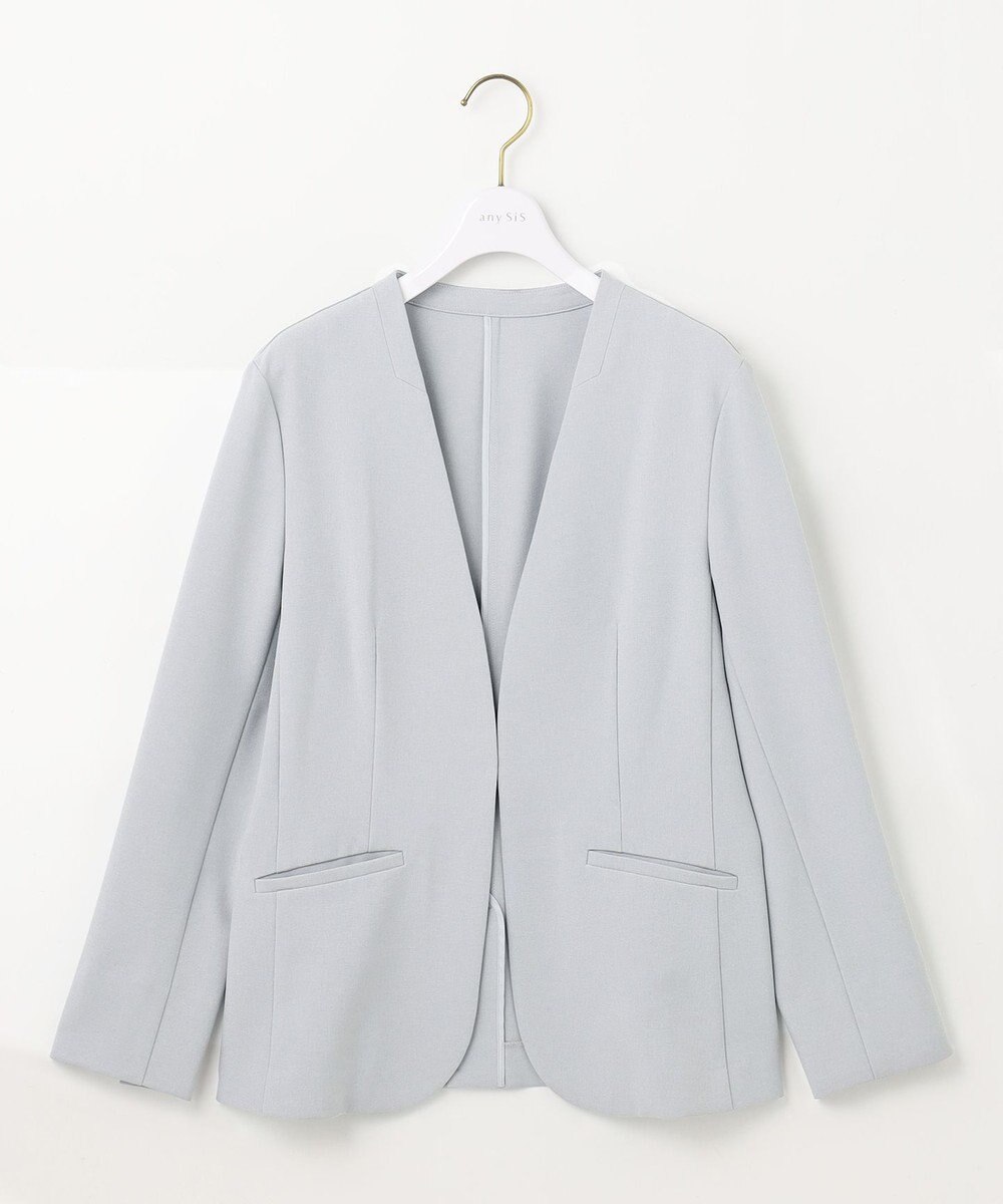 ANY SIS 【UVカット / 接触冷感 / 吸水速乾】スマートビューティストレッチ ノーカラージャケット 