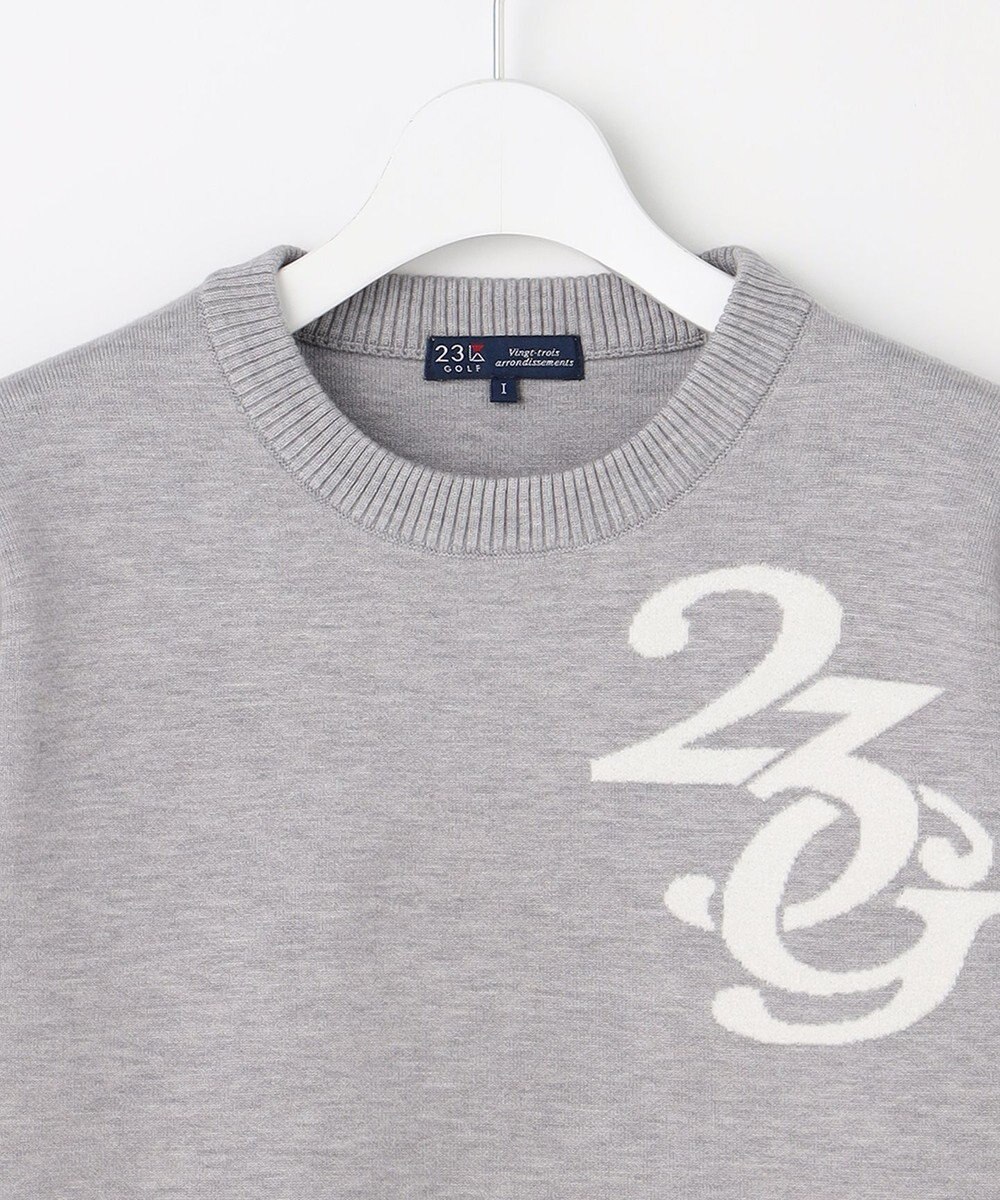 23区GOLF 【WOMEN】ロゴグラフィックもちもちニット 