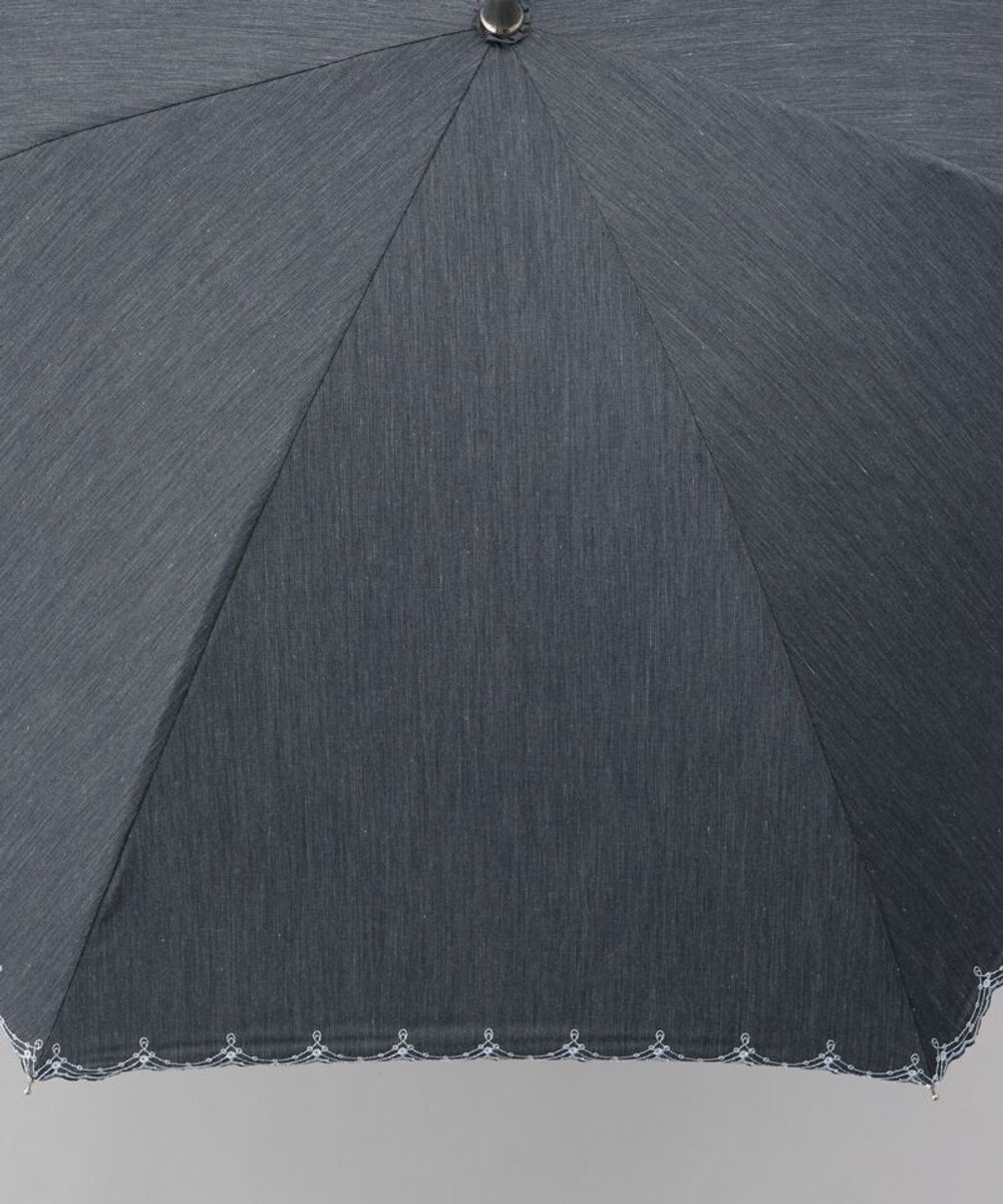 AURORA 【 BLAO（ブラオ）】サマーシールド ボーラー刺しゅう晴雨兼用傘(長傘) 