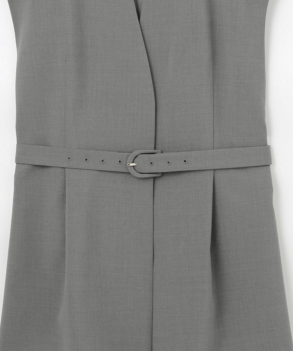 #Newans 【洗濯機可能/ストレッチ】ペプラムジレ 