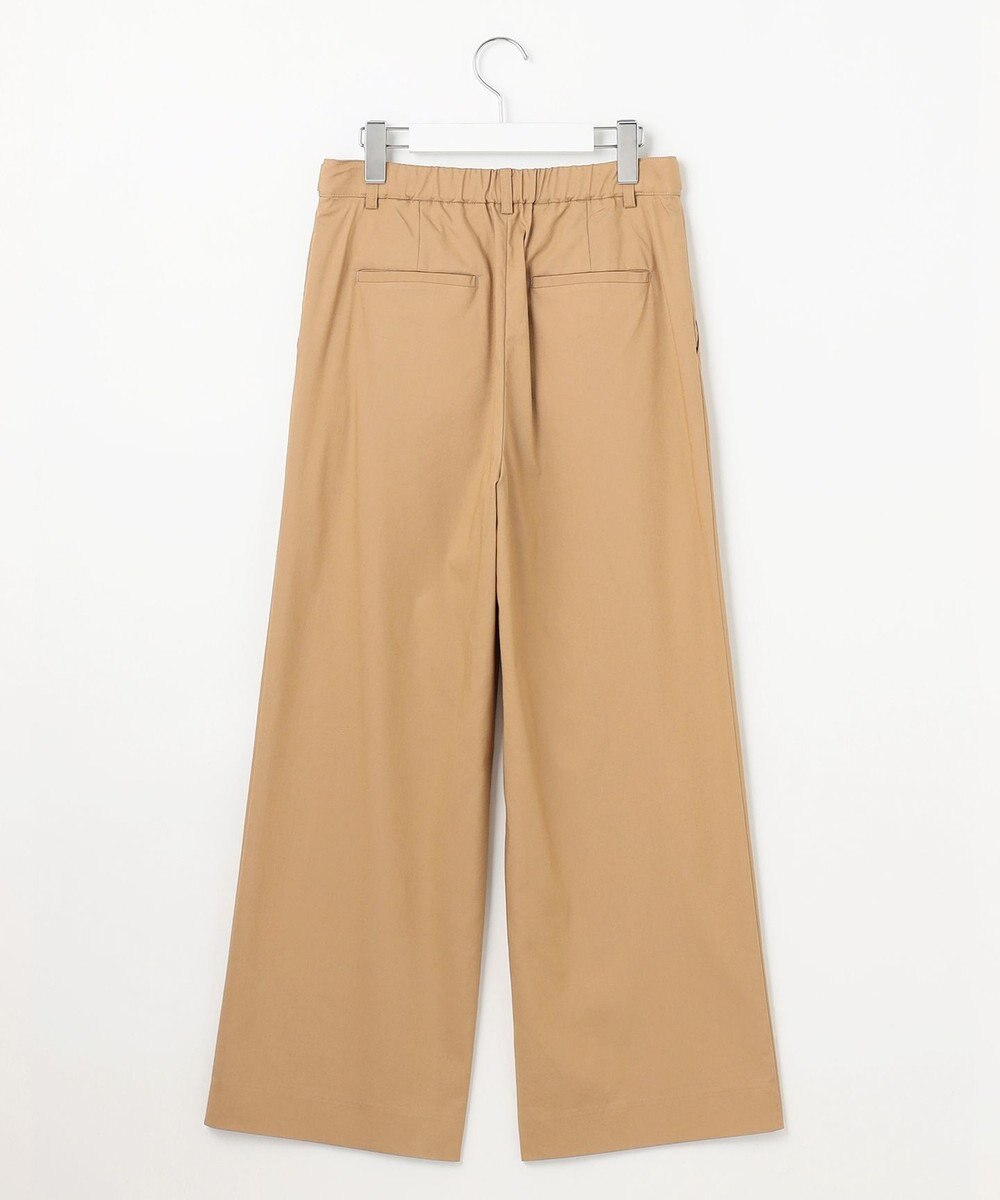 J.PRESS LADIES 【洗える・接触冷感・吸水速乾】ドライリネンストレッチ ワイド パンツ 