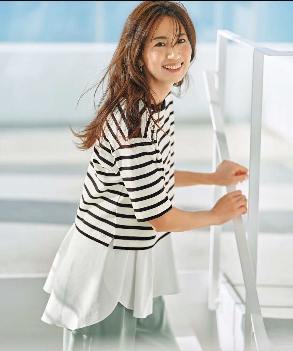 東原亜希さん着用 Kmkk コットンフライス レイヤードカットソー Kk25 組曲 ファッション通販 公式通販 オンワード クローゼット 東原亜希さん着用 Kmkk コットンフライス レイヤードカットソー Kk25 組曲 ファッション通販 公式通販 オンワード クローゼット