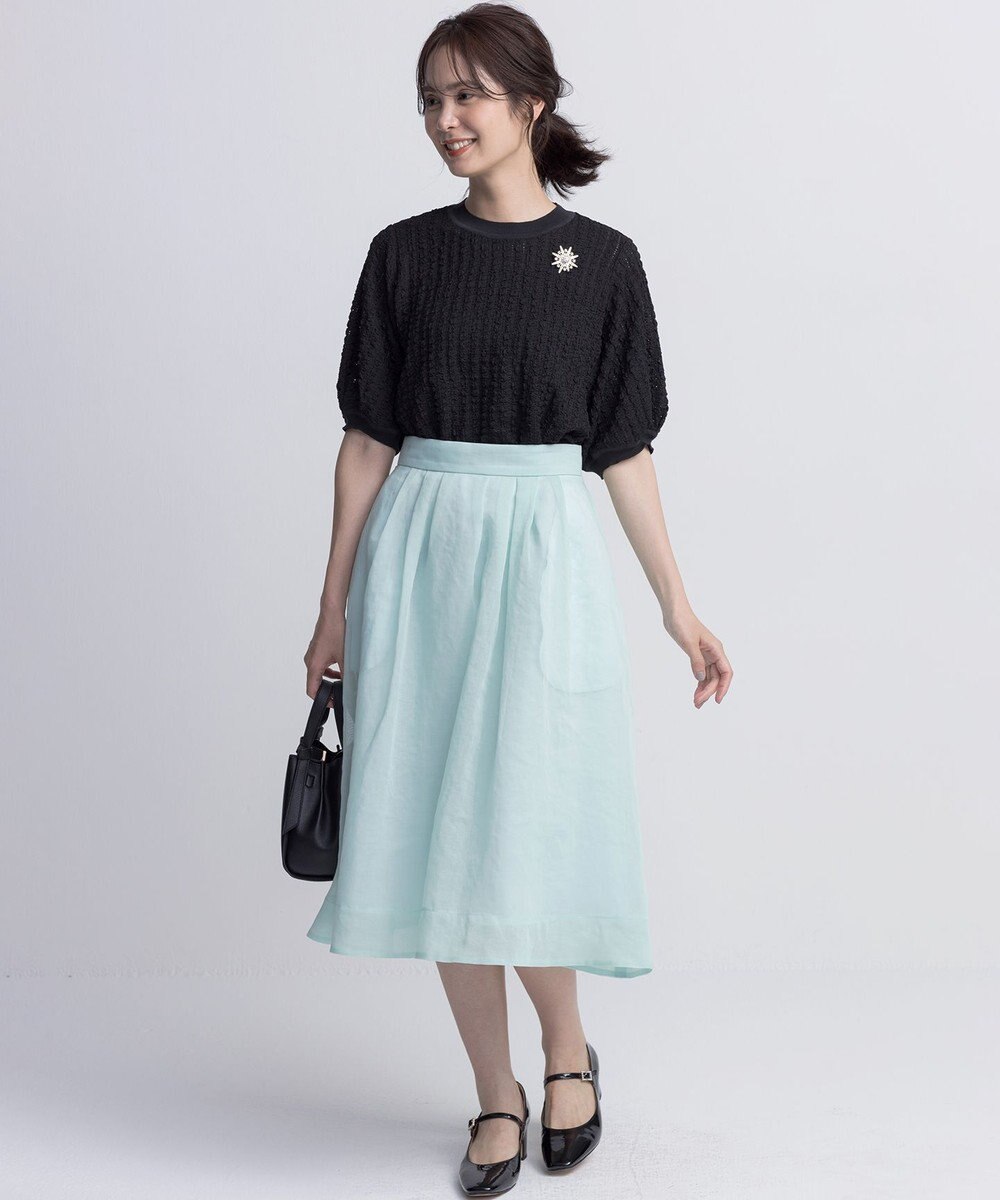 組曲 S レーシージャージーニットライク カットソー 