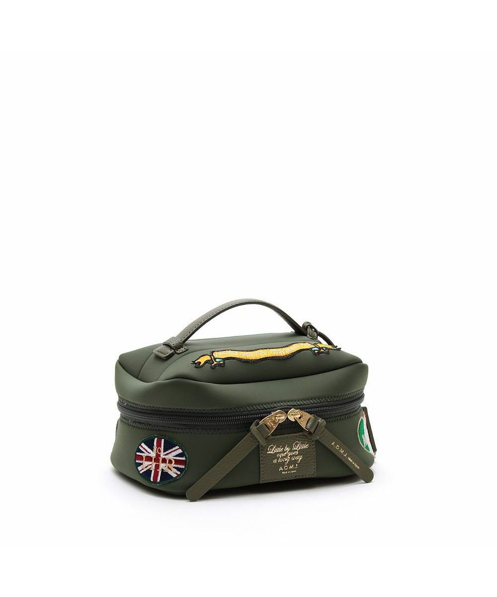 A.D.M.J. 【魔法の様に軽い】マジックライト/フラッグワッペンバニティバッグM 