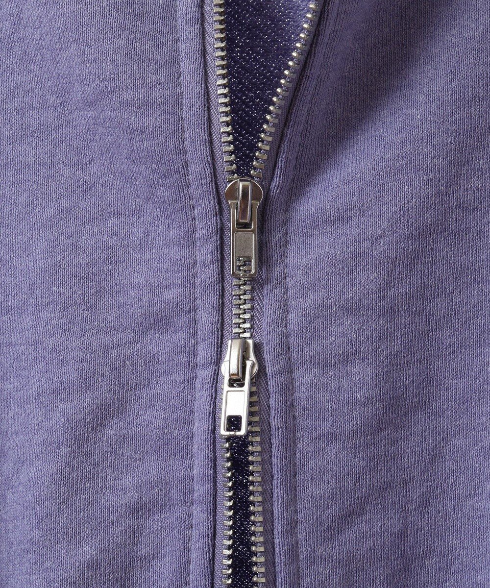 Green Parks ウ゛ィンテージ風ｚｉｐ裏毛カーディガン 