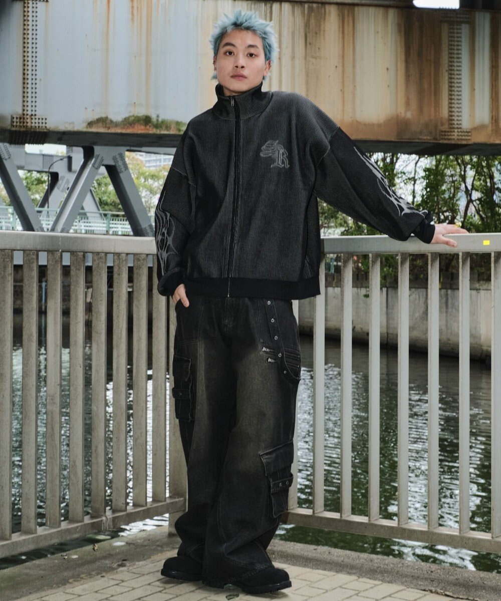 WEGO マルチZIPデニムパンツ 