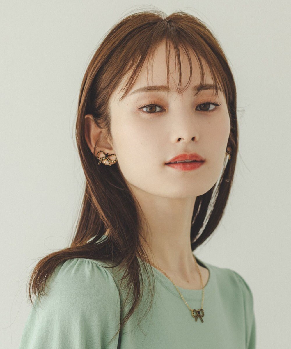 TOCCA GLITTER RIBBON EARRINGS イヤリング 